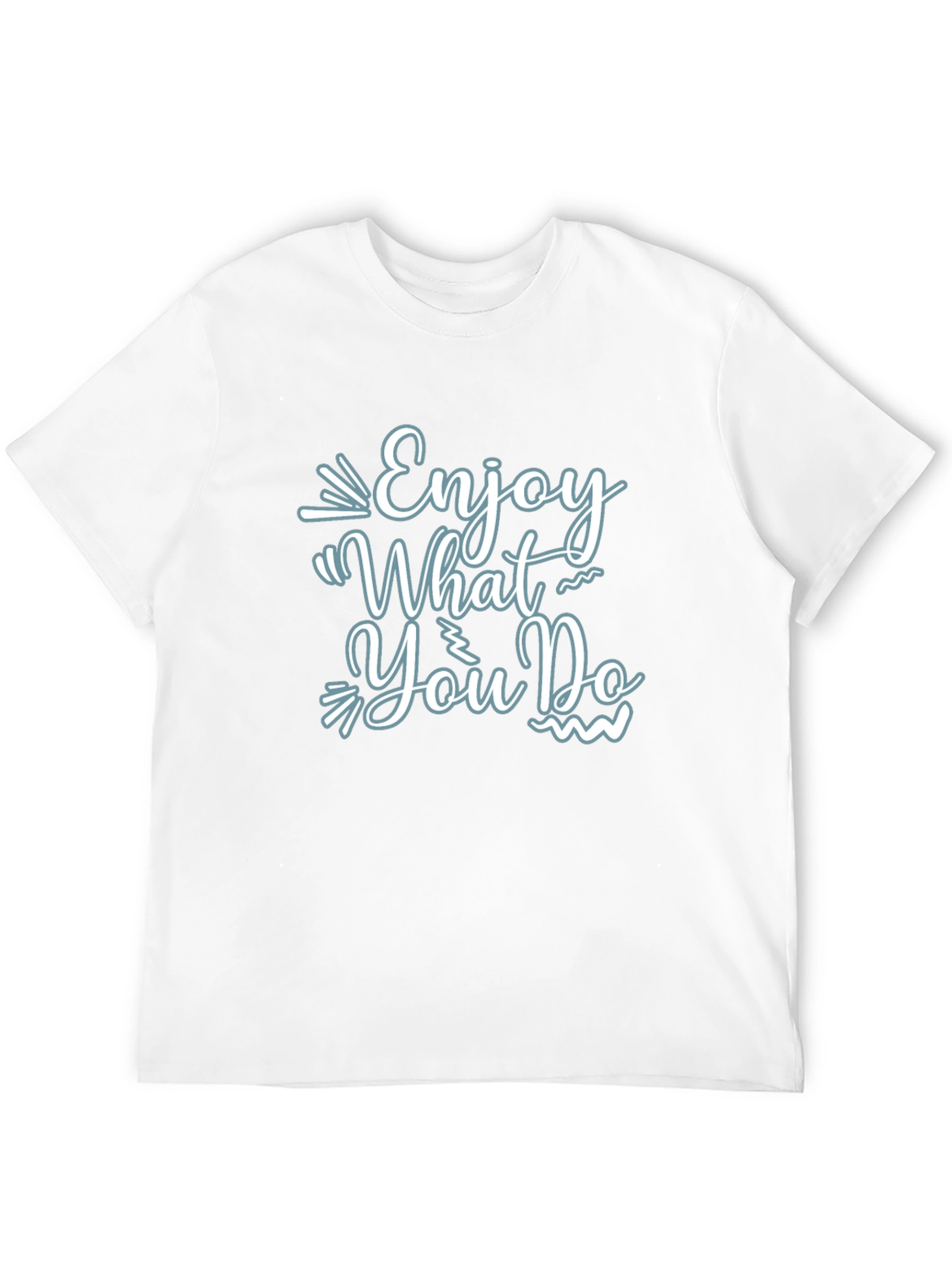 Enjoy What You Do Black Graphic Tee