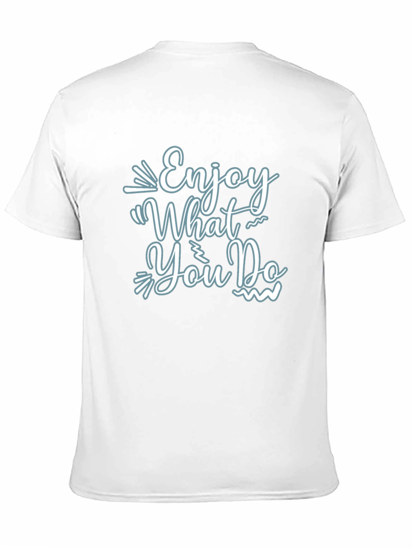Enjoy What You Do Black Graphic Tee