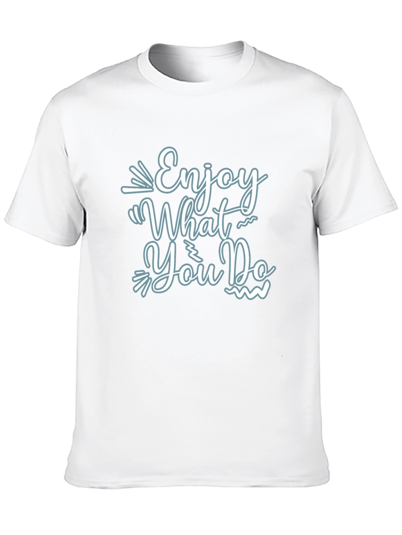 Enjoy What You Do Black Graphic Tee