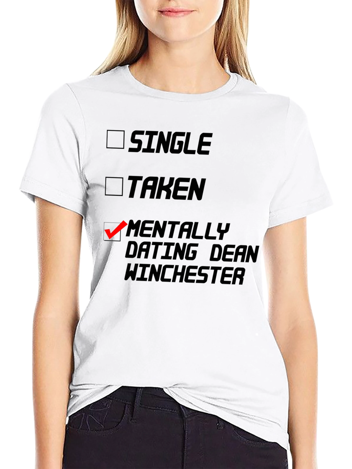 Mentally Dating Dean Winchester T-Shirt