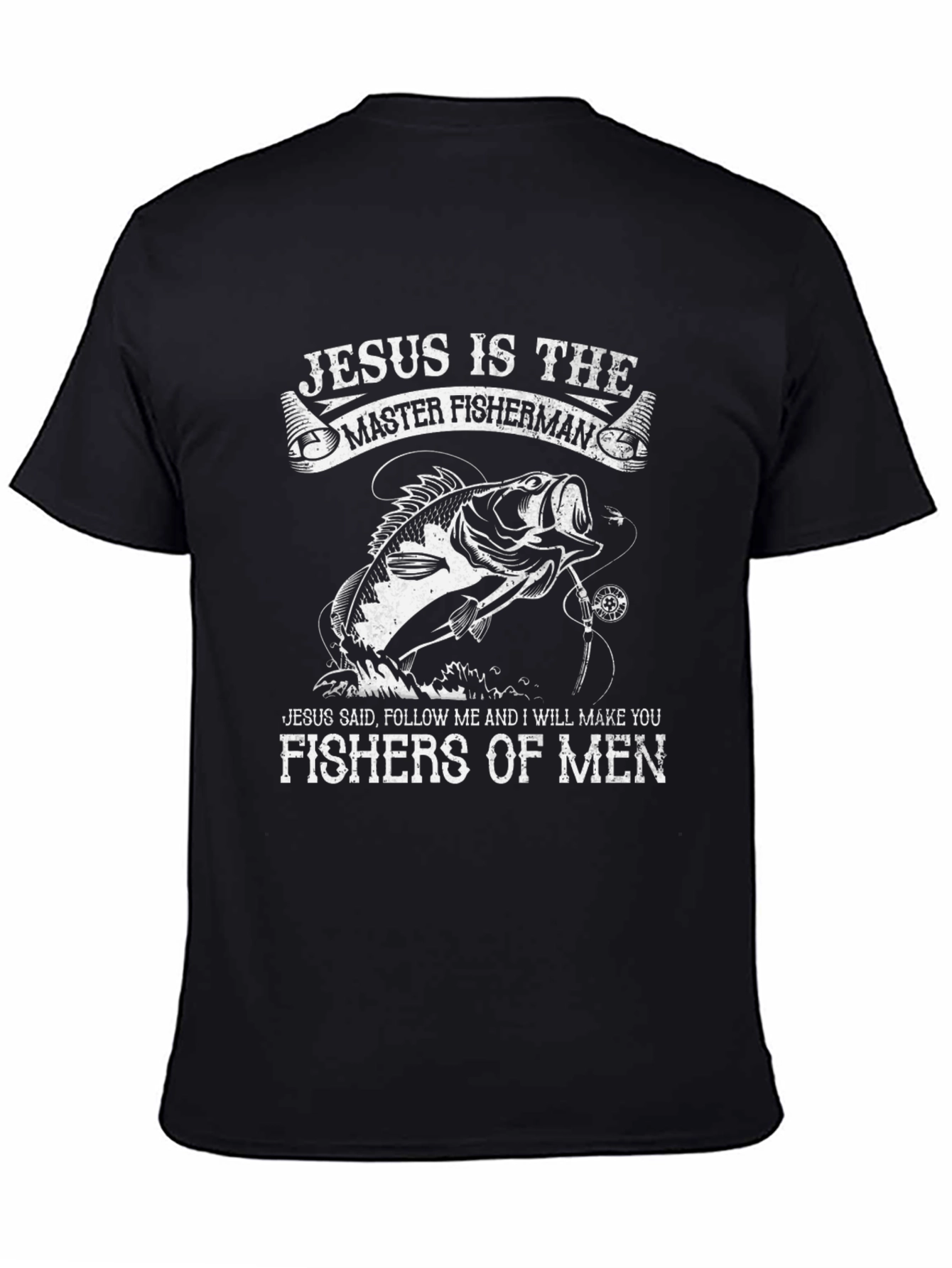 Jesus Master Fisherman Graphic T-Shirt