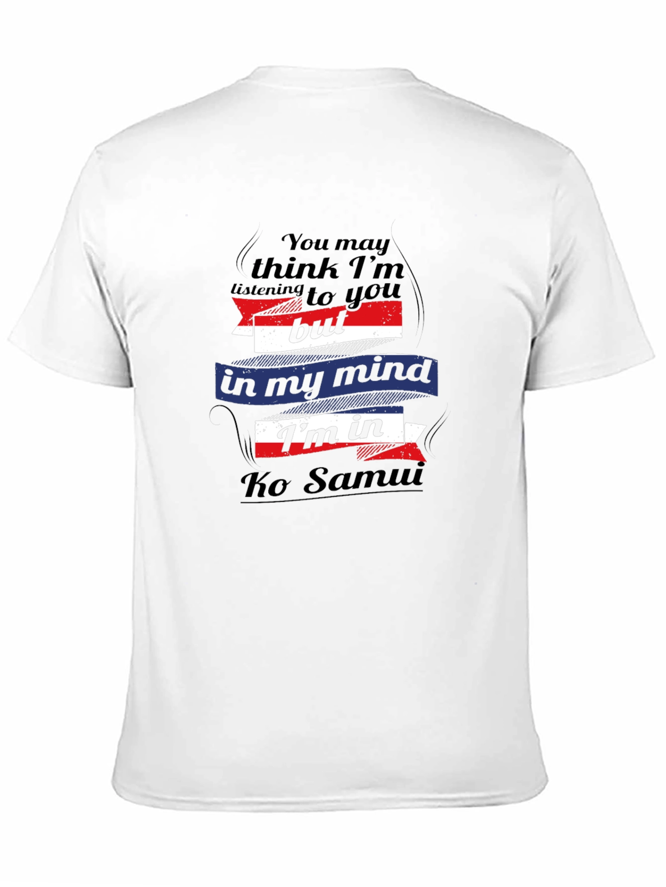 Ko Samui Mind T-Shirt - Black Cotton Tee