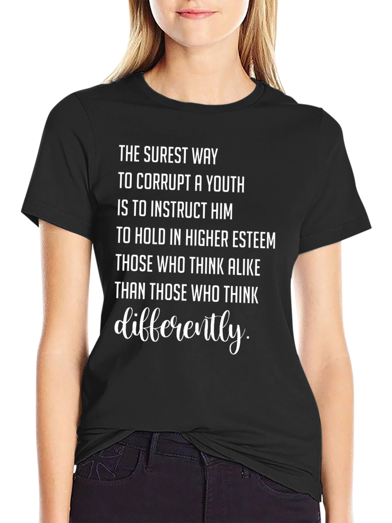 The Surest Way Slogan Graphic Tee