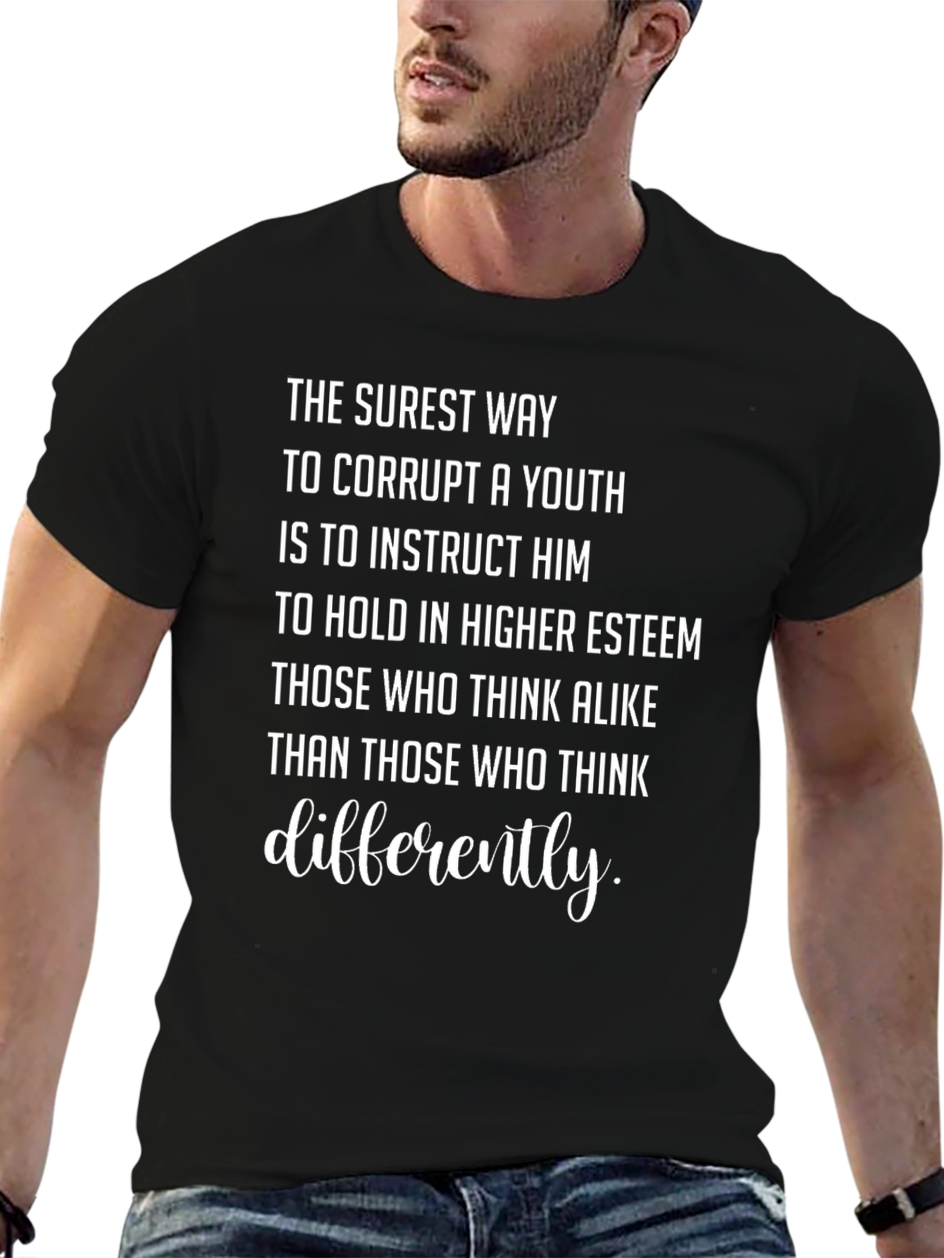The Surest Way Slogan Graphic Tee