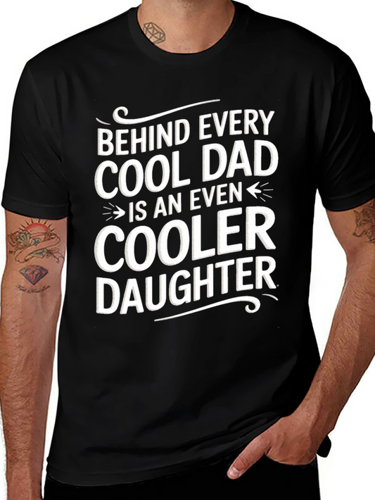 Cool Dad & Daughter Graphic T-Shirt
