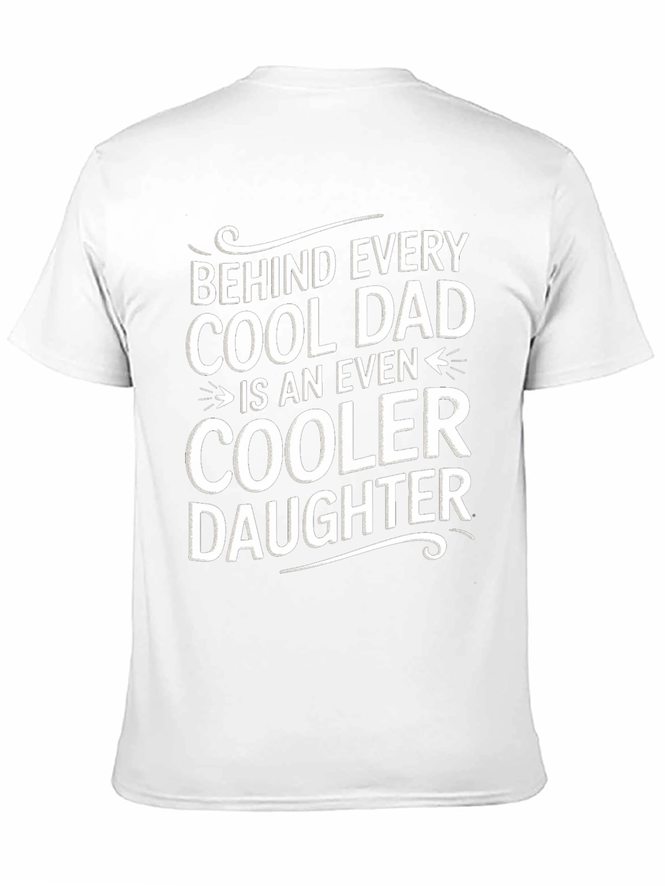 Cool Dad & Daughter Graphic T-Shirt