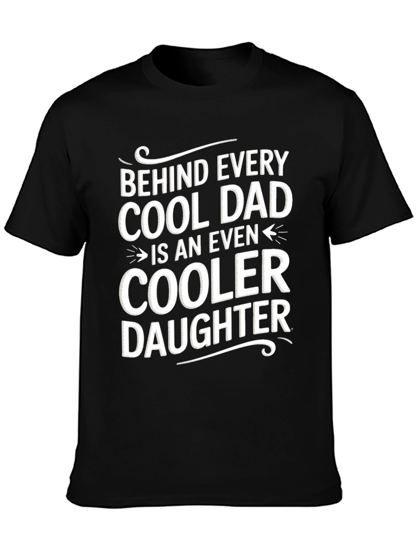 Cool Dad & Daughter Graphic T-Shirt