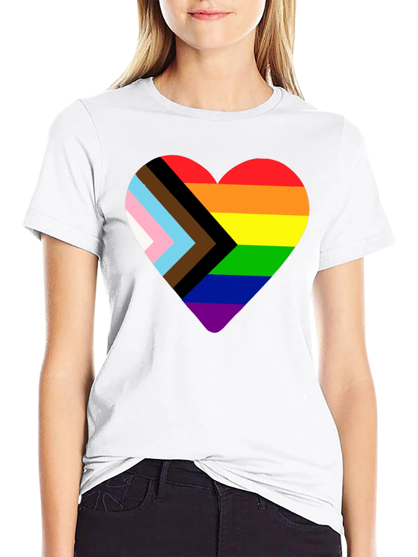 Pride Heart Graphic Tee - Celebrate Love & Equality