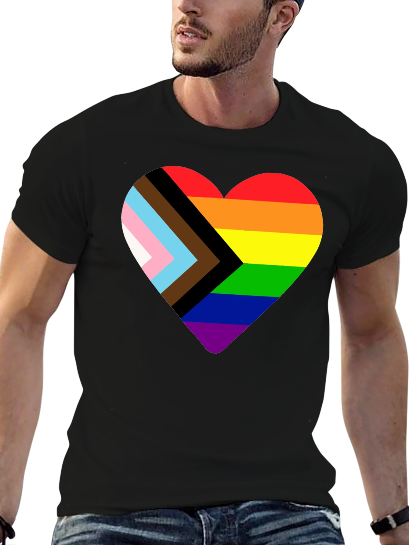 Pride Heart Graphic Tee - Celebrate Love & Equality