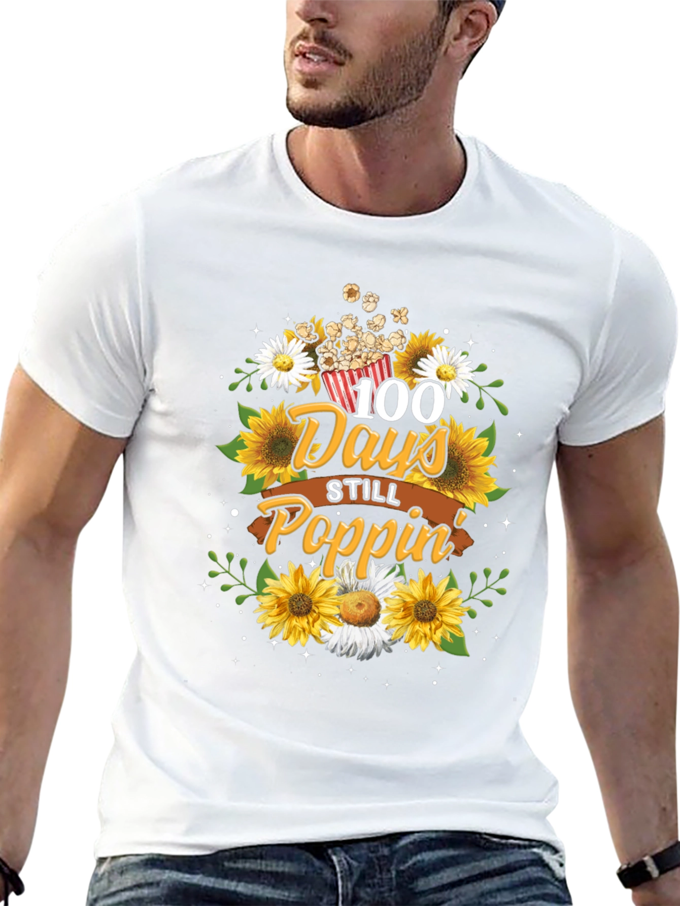 100 Days Still Poppin T-Shirt