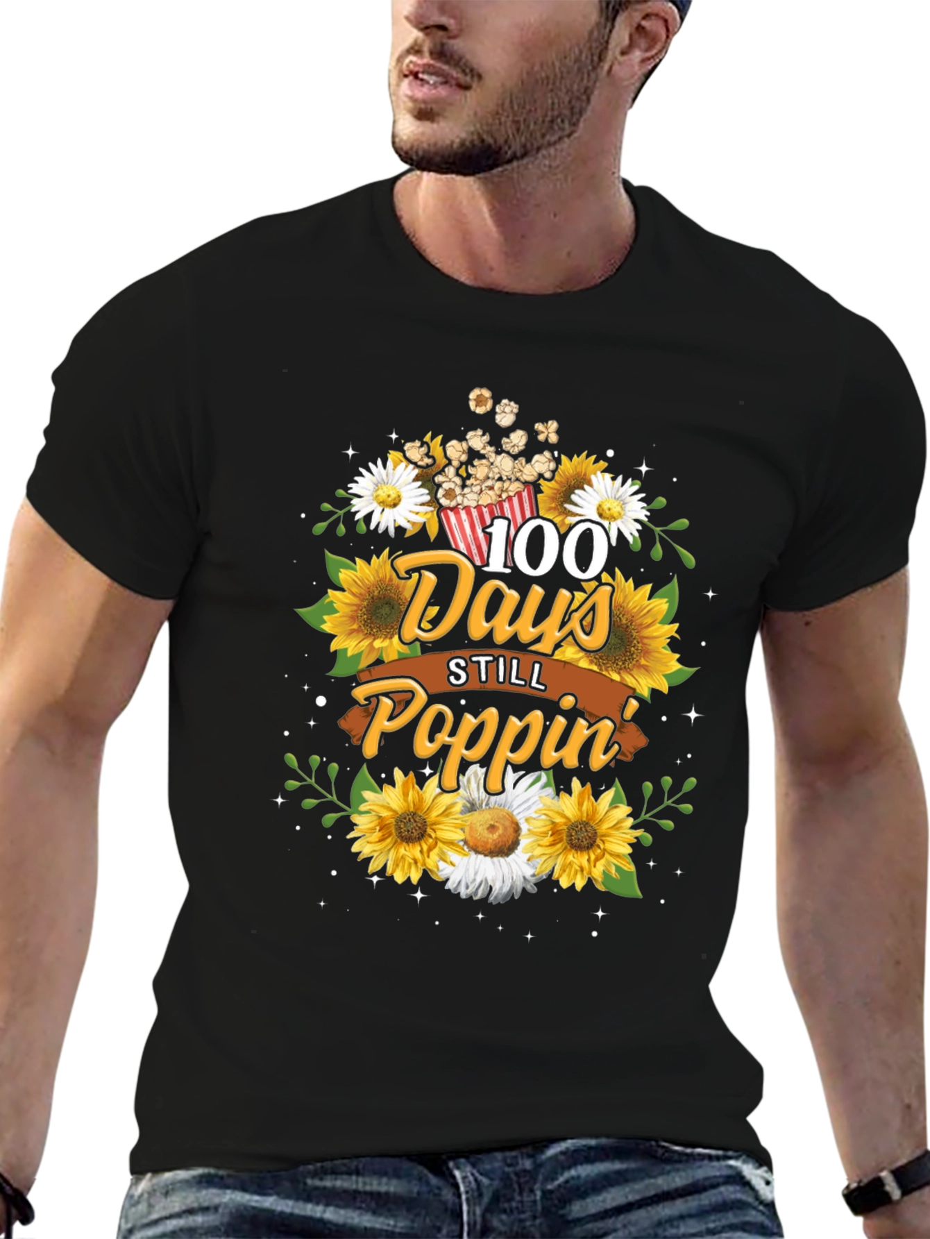 100 Days Still Poppin T-Shirt