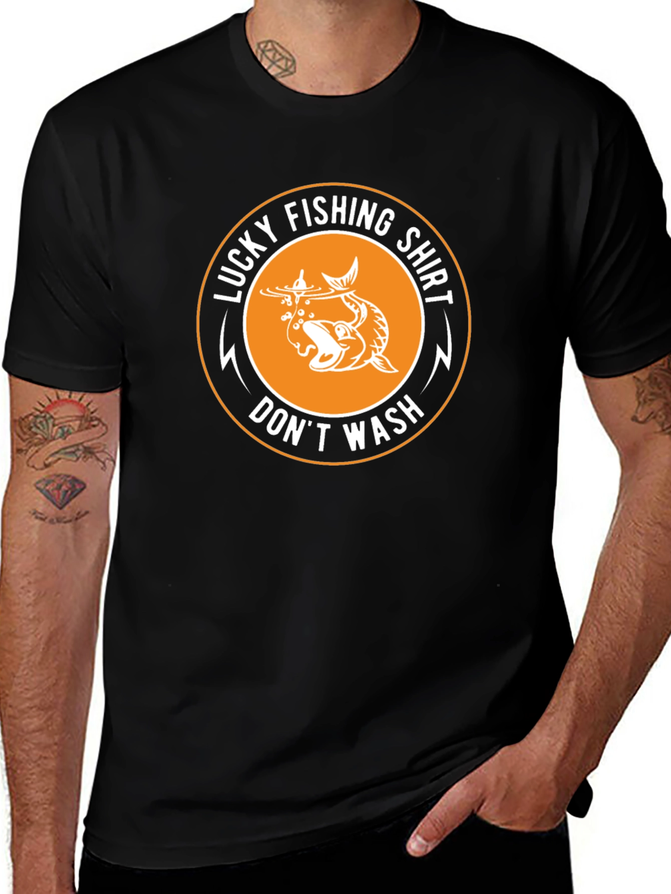 Lucky Fishing Shirt - Dont Wash T-Shirt