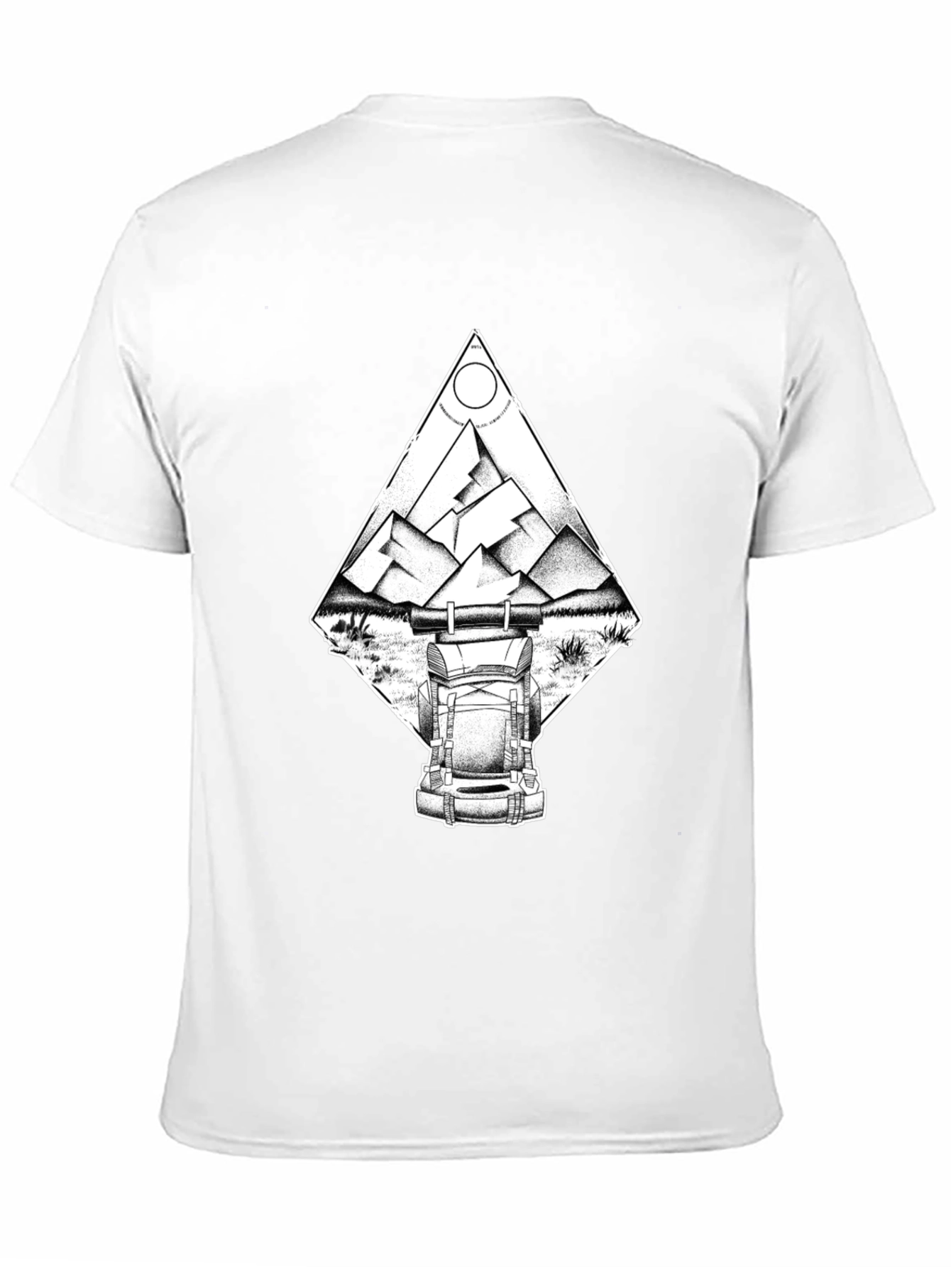 Mountain Adventure T-Shirt - Black Graphic Tee