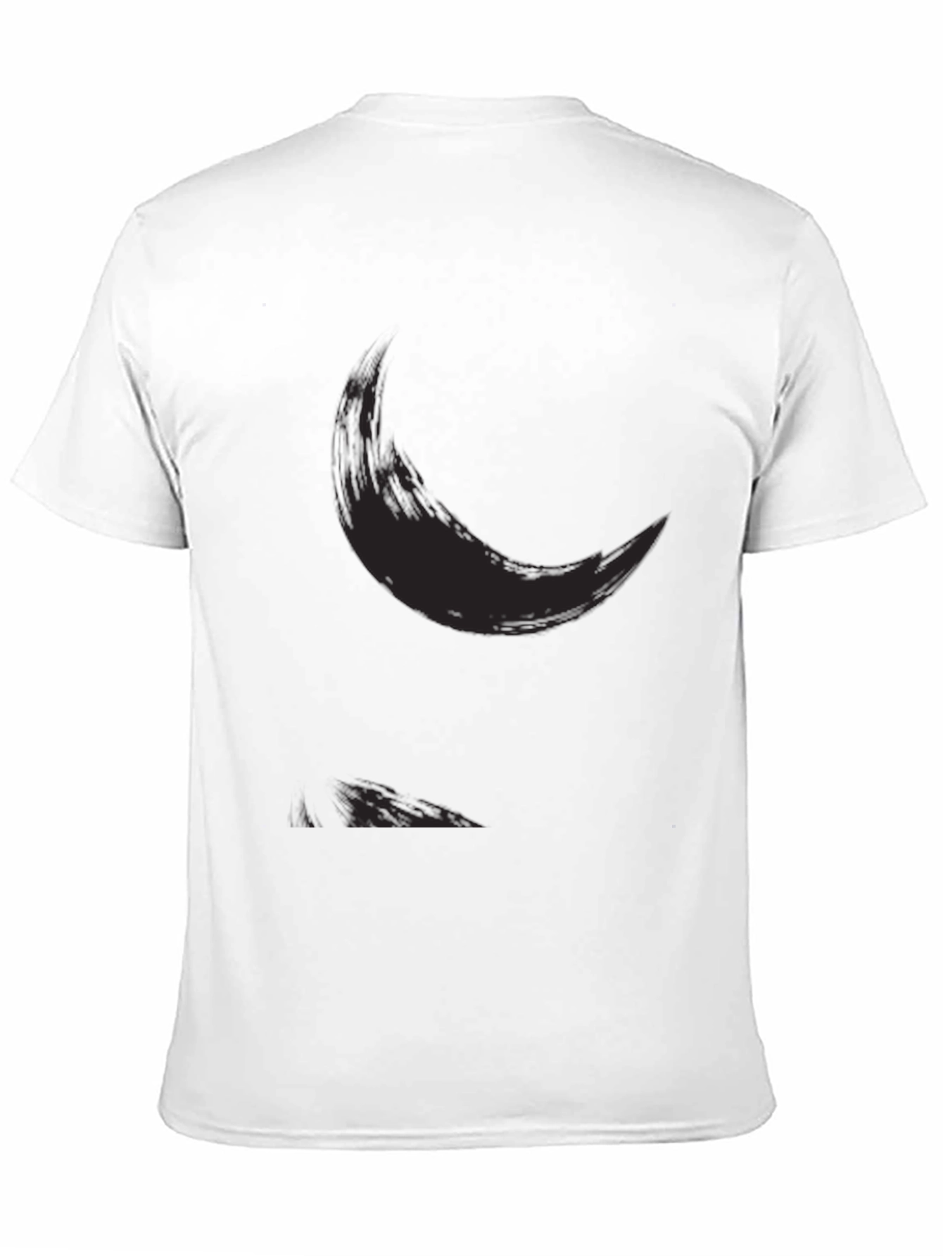 Mens Casual Black Graphic Tee