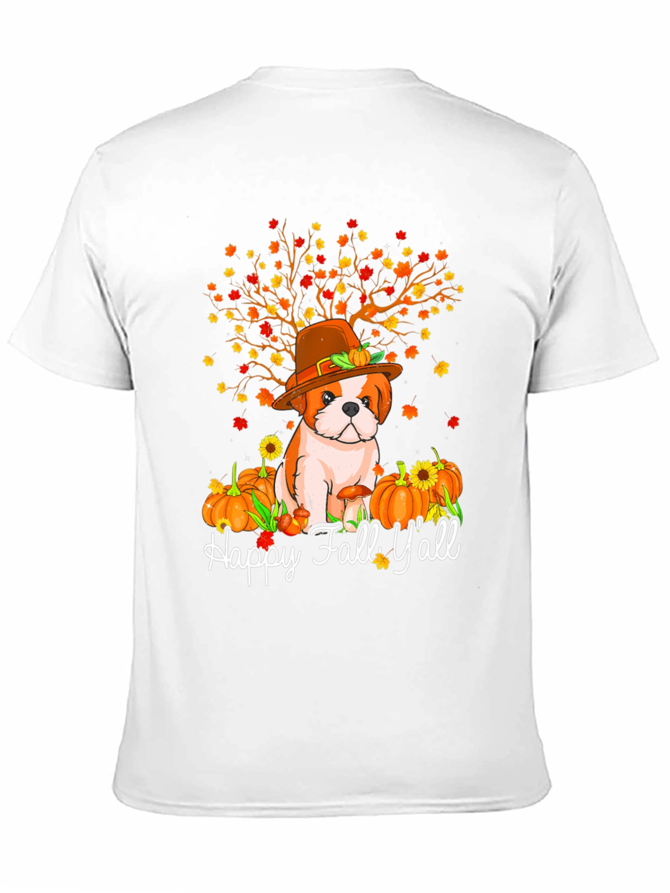 Happy Fall Yall Dog T-Shirt