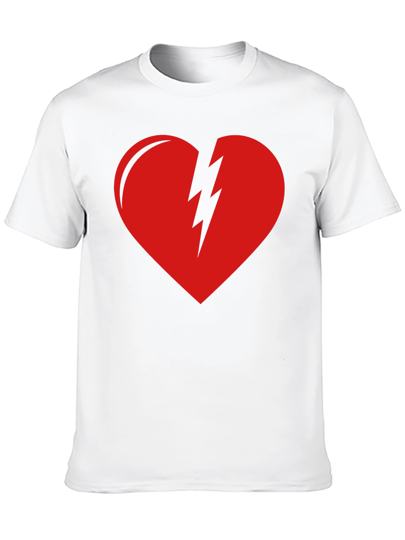 Broken Heart Graphic T-Shirt - Black