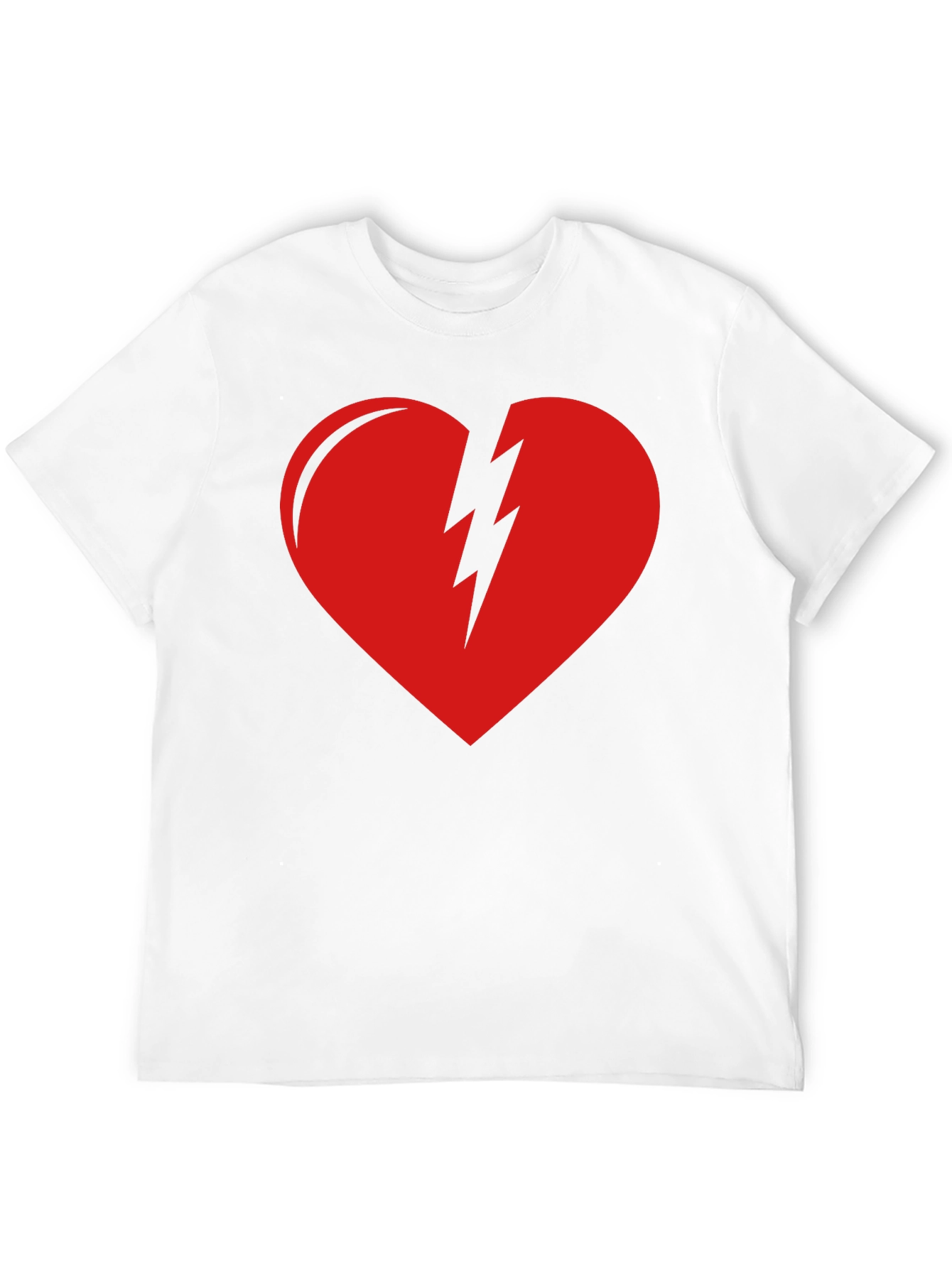 Broken Heart Graphic T-Shirt - Black