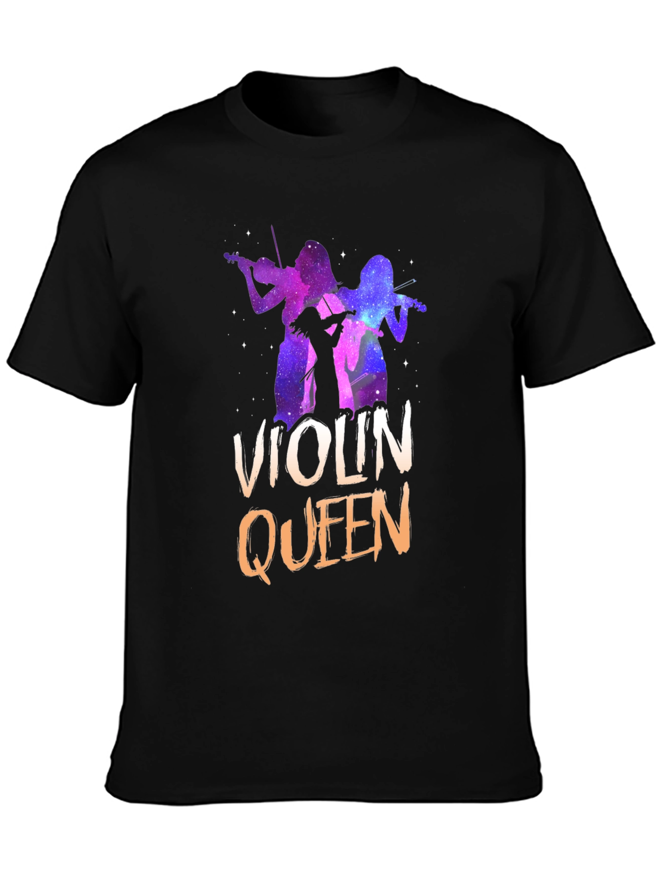 Violin Queen Graphic Tee - Music Lover T-Shirt