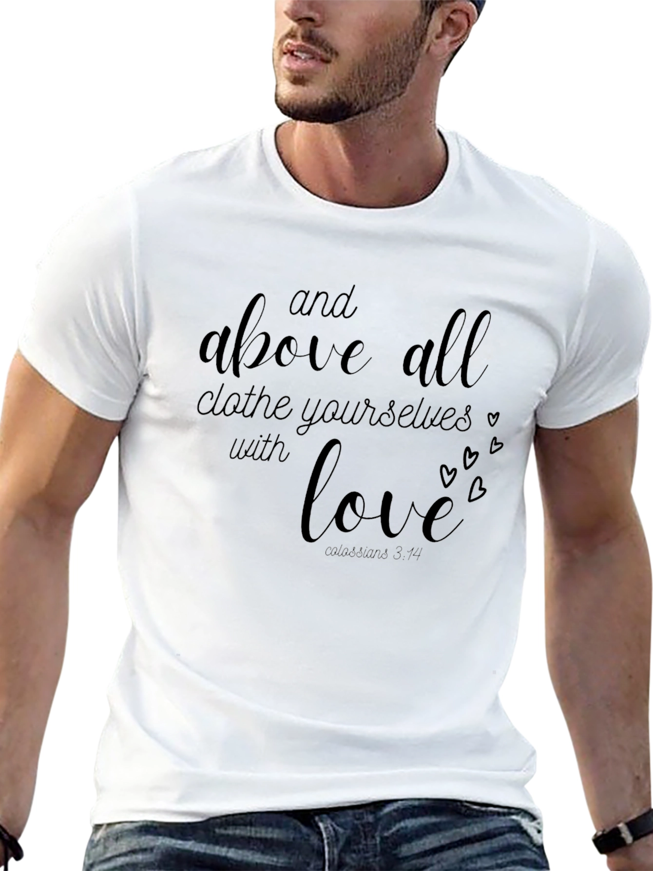 Clothe Yourselves With Love Black T-Shirt