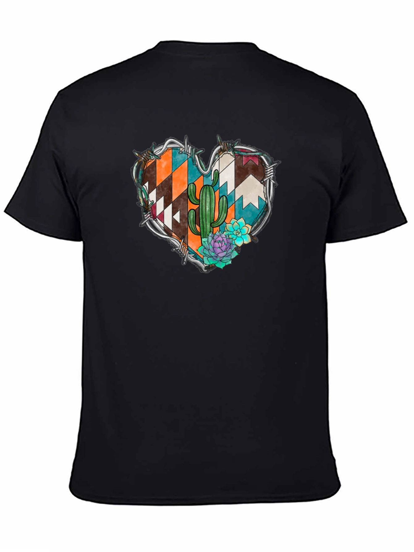 Desert Heart Graphic Tee - Western Style