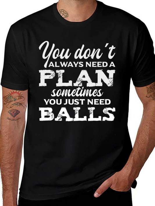 Funny Balls Black T-Shirt