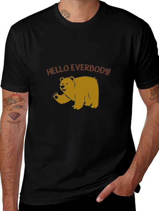 Hello Everbody Bear T-Shirt