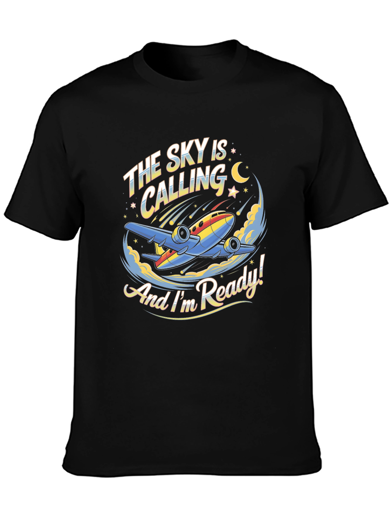 Sky is Calling T-Shirt - Airplane Design