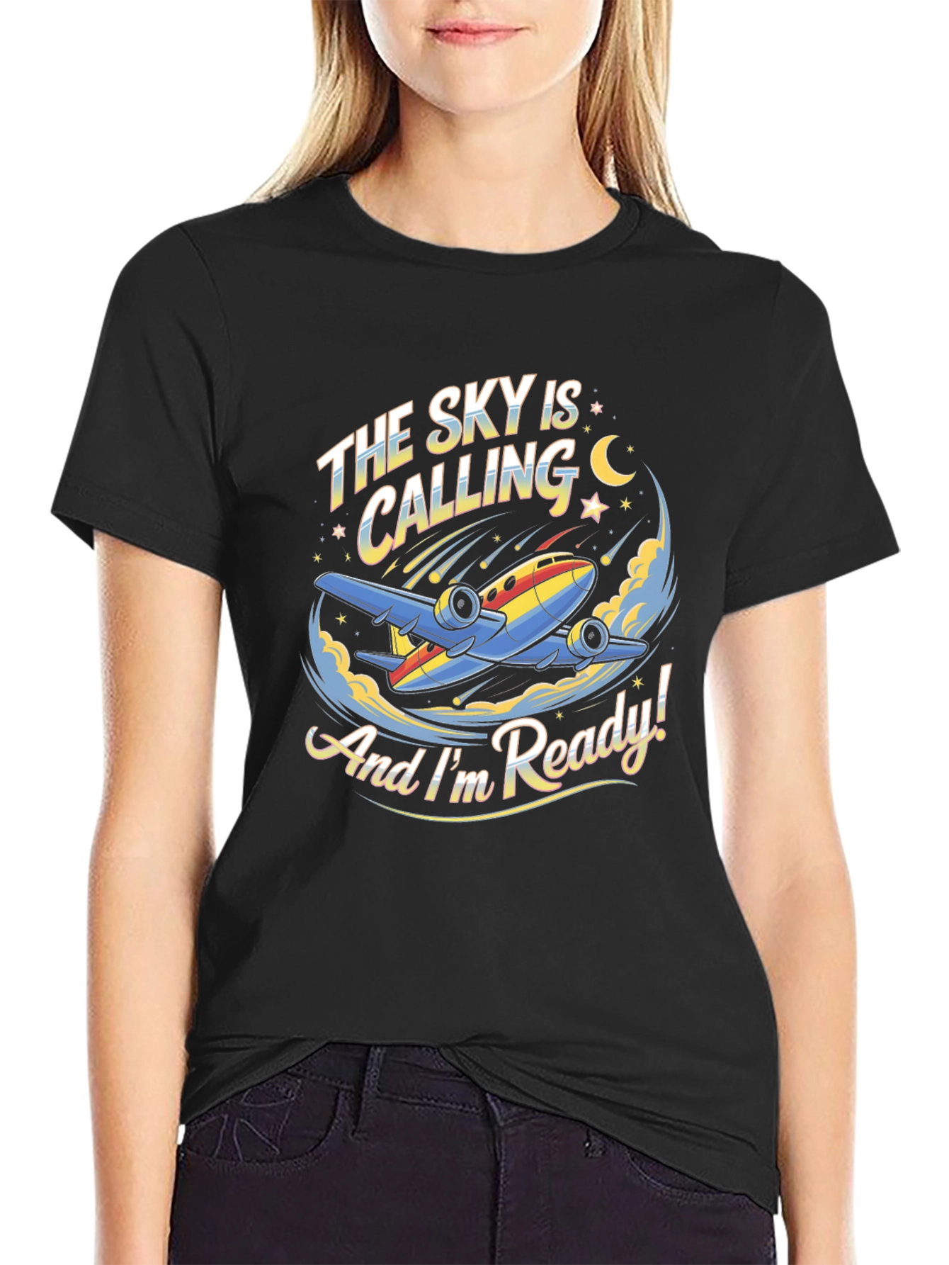 Sky is Calling T-Shirt - Airplane Design
