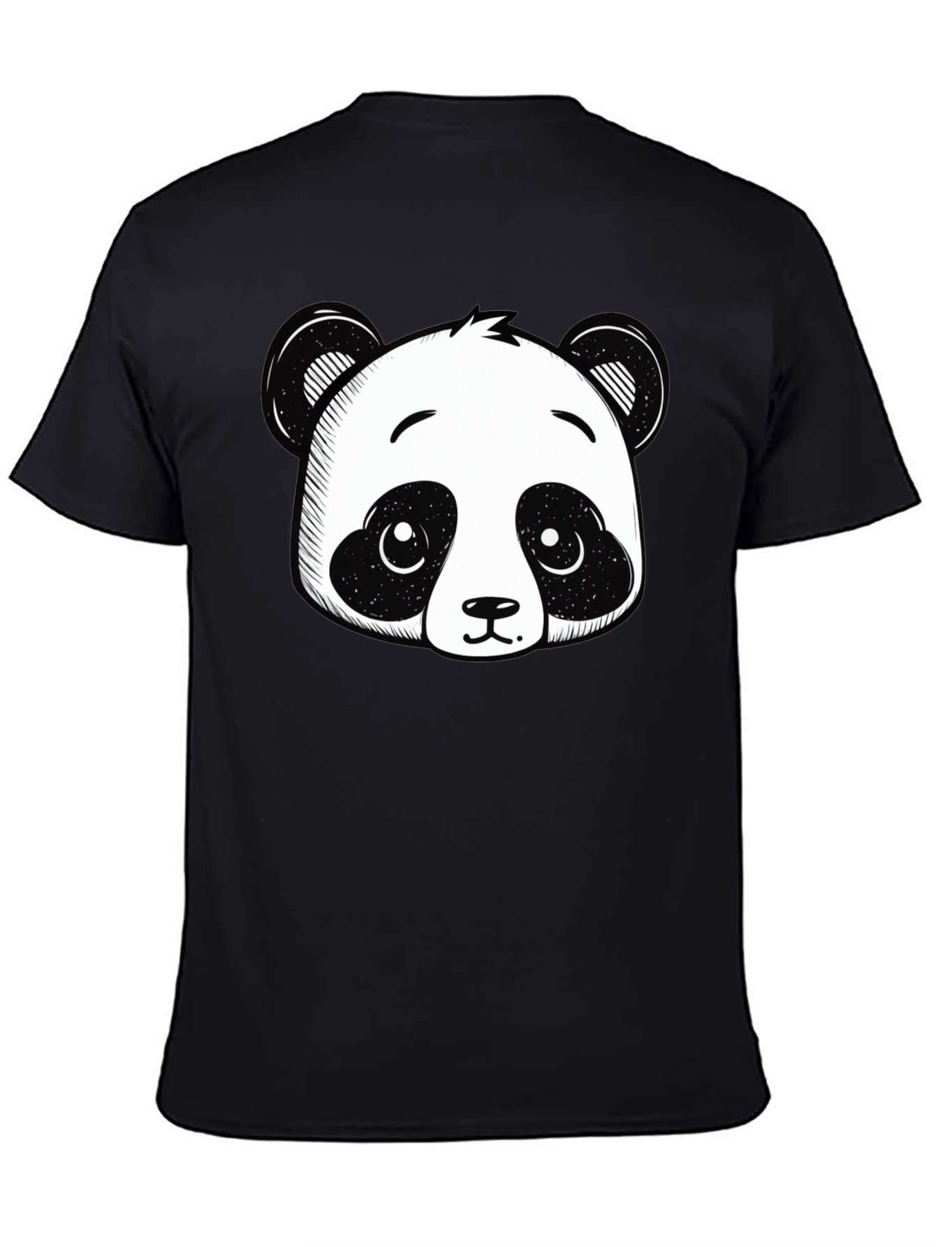 Panda Graphic Black T-Shirt