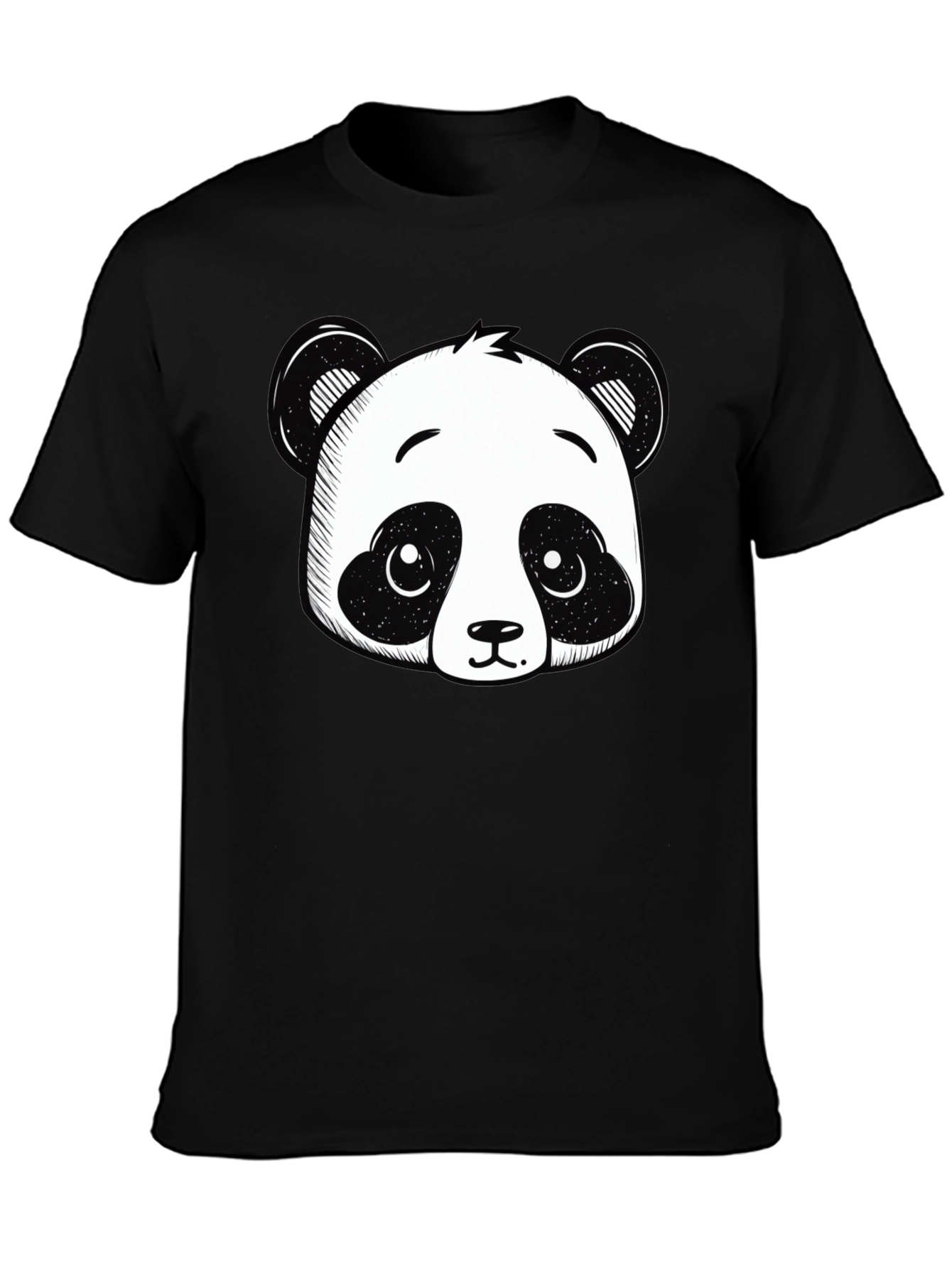 Panda Graphic Black T-Shirt
