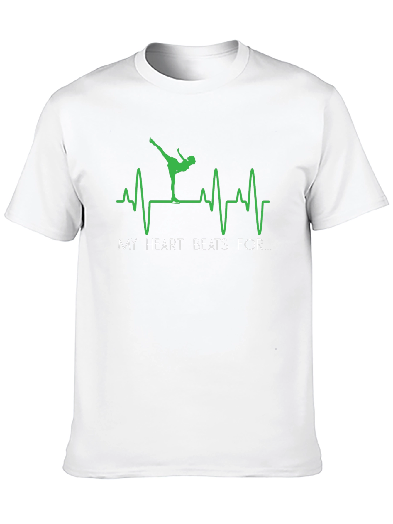 My Heart Beats For Ice Skating T-Shirt