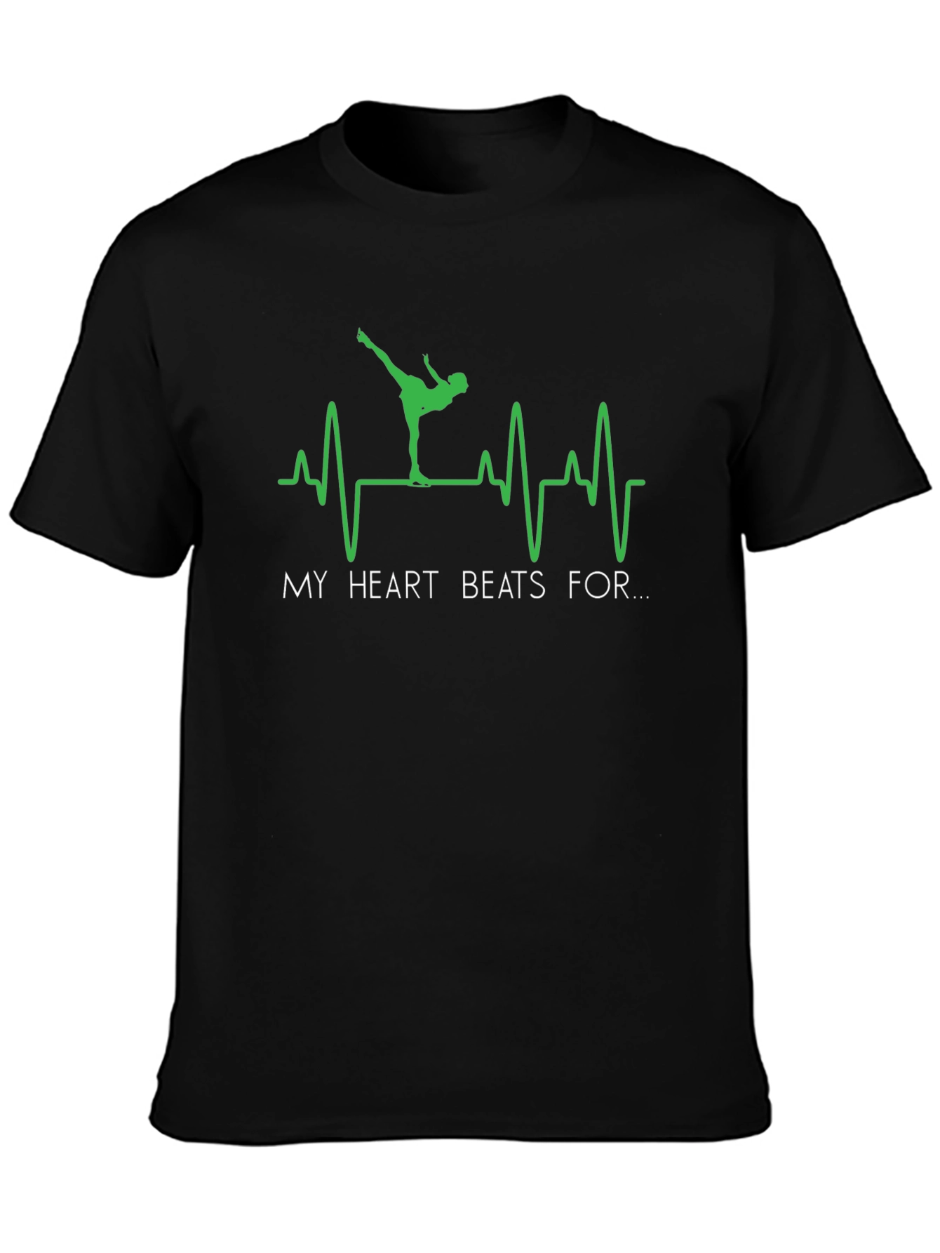 My Heart Beats For Ice Skating T-Shirt