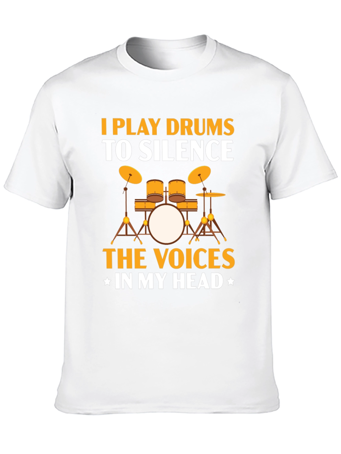 Drummer T-Shirt: Silence the Voices
