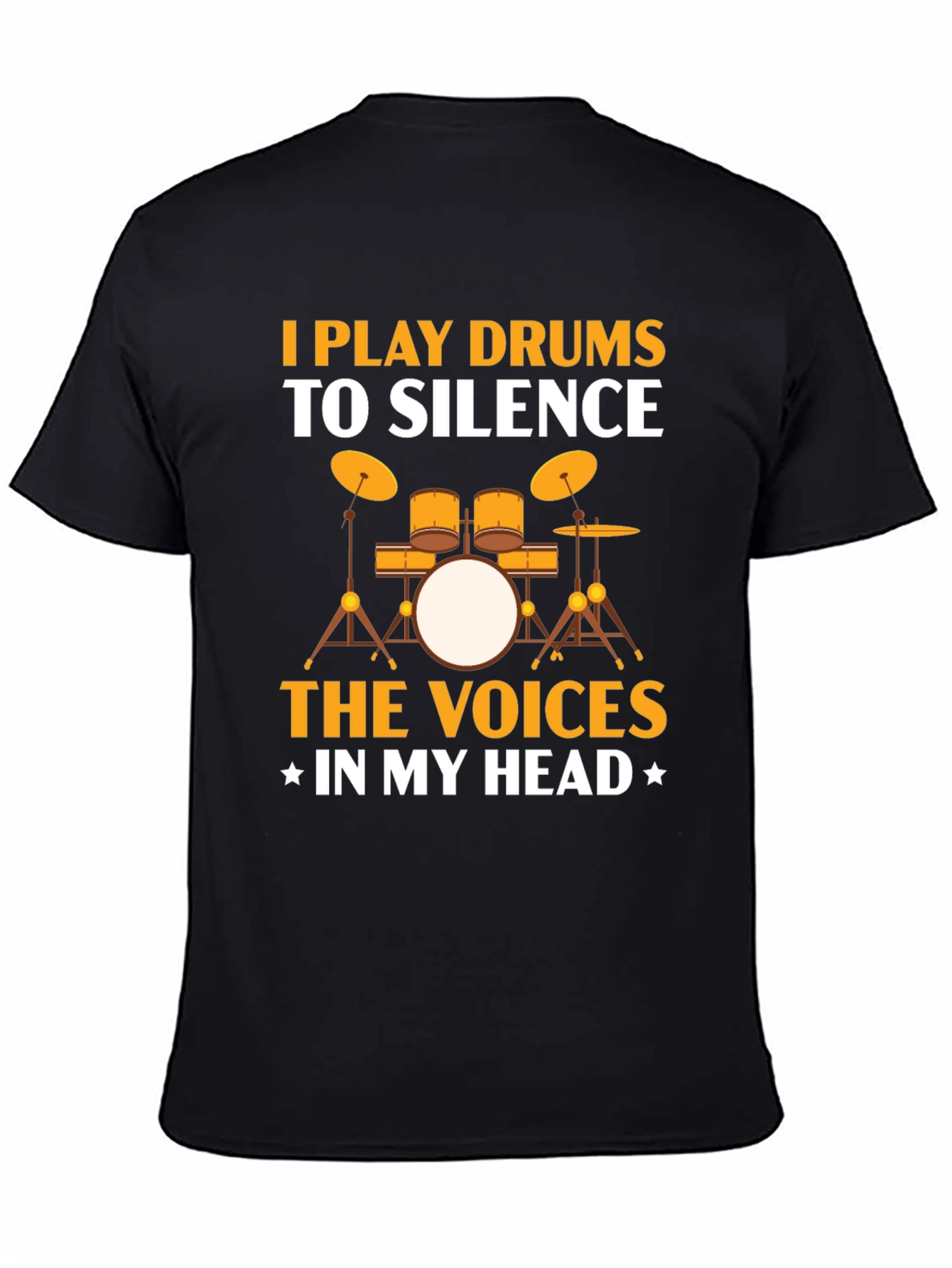 Drummer T-Shirt: Silence the Voices