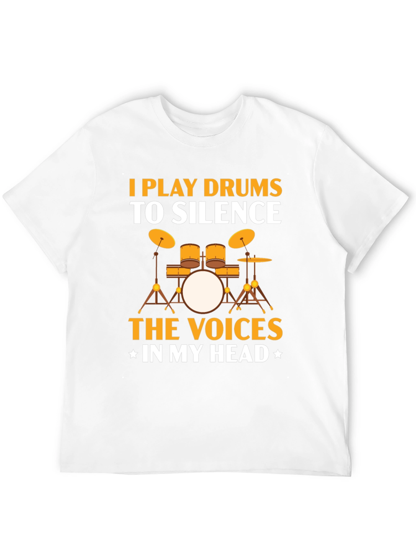 Drummer T-Shirt: Silence the Voices