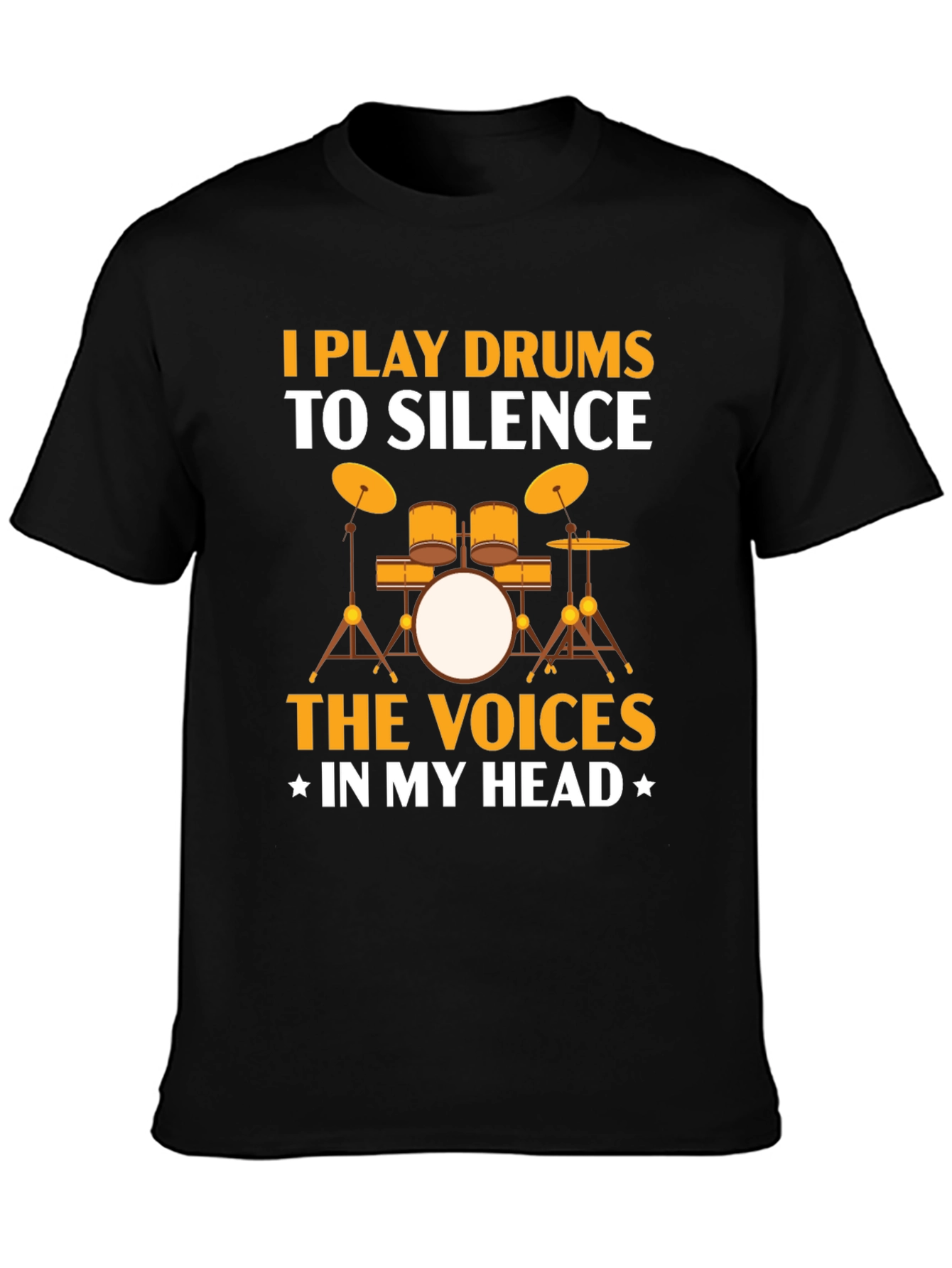 Drummer T-Shirt: Silence the Voices