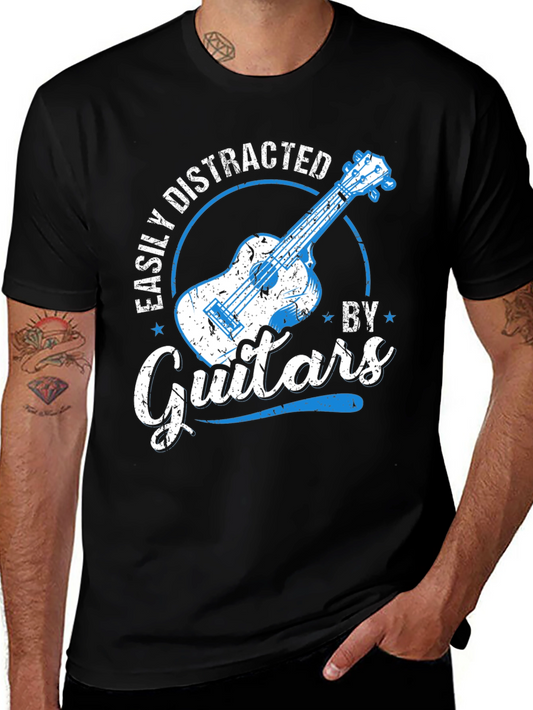 Easily Distracted by Guitars T-Shirt