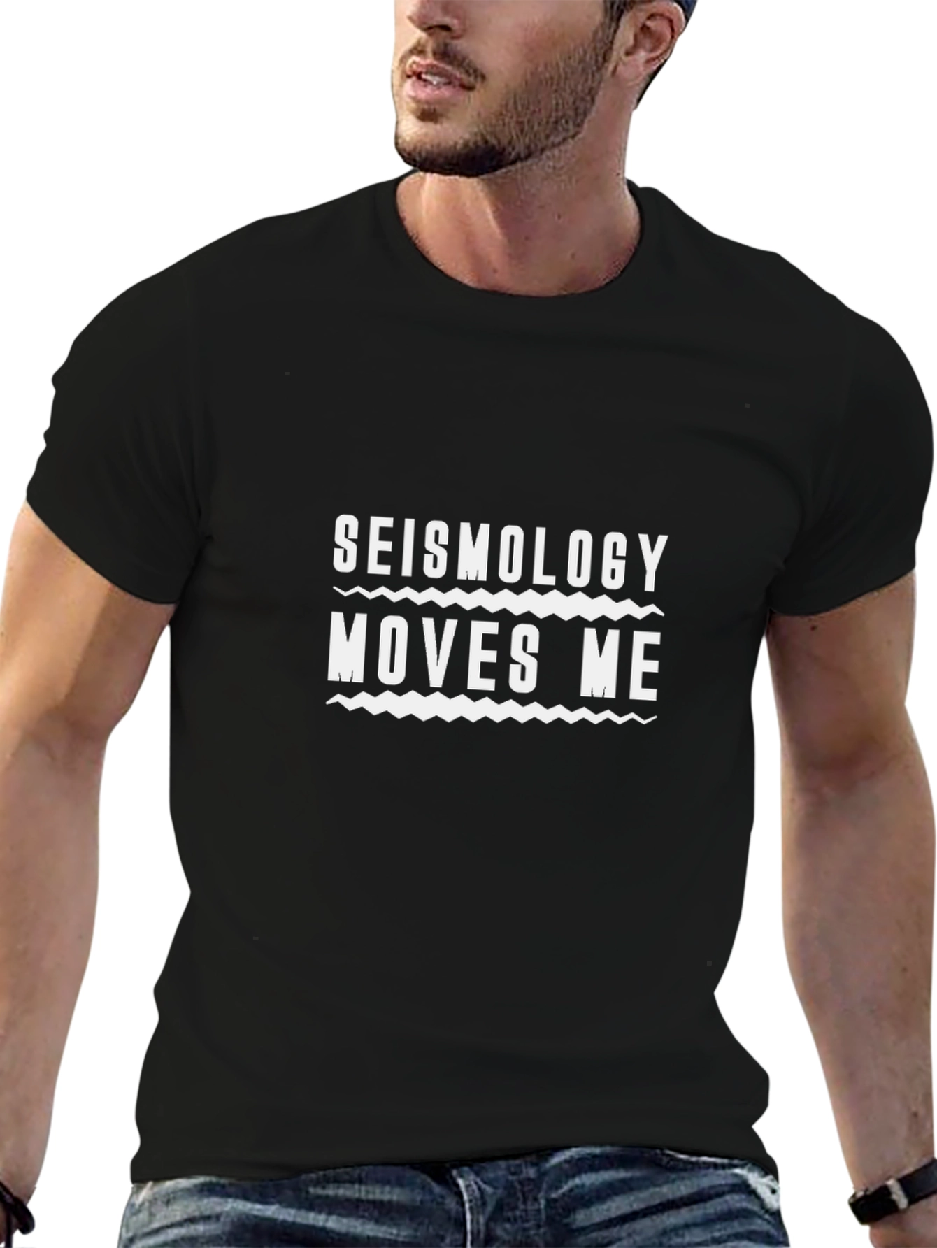 Seismology Moves Me Black T-Shirt