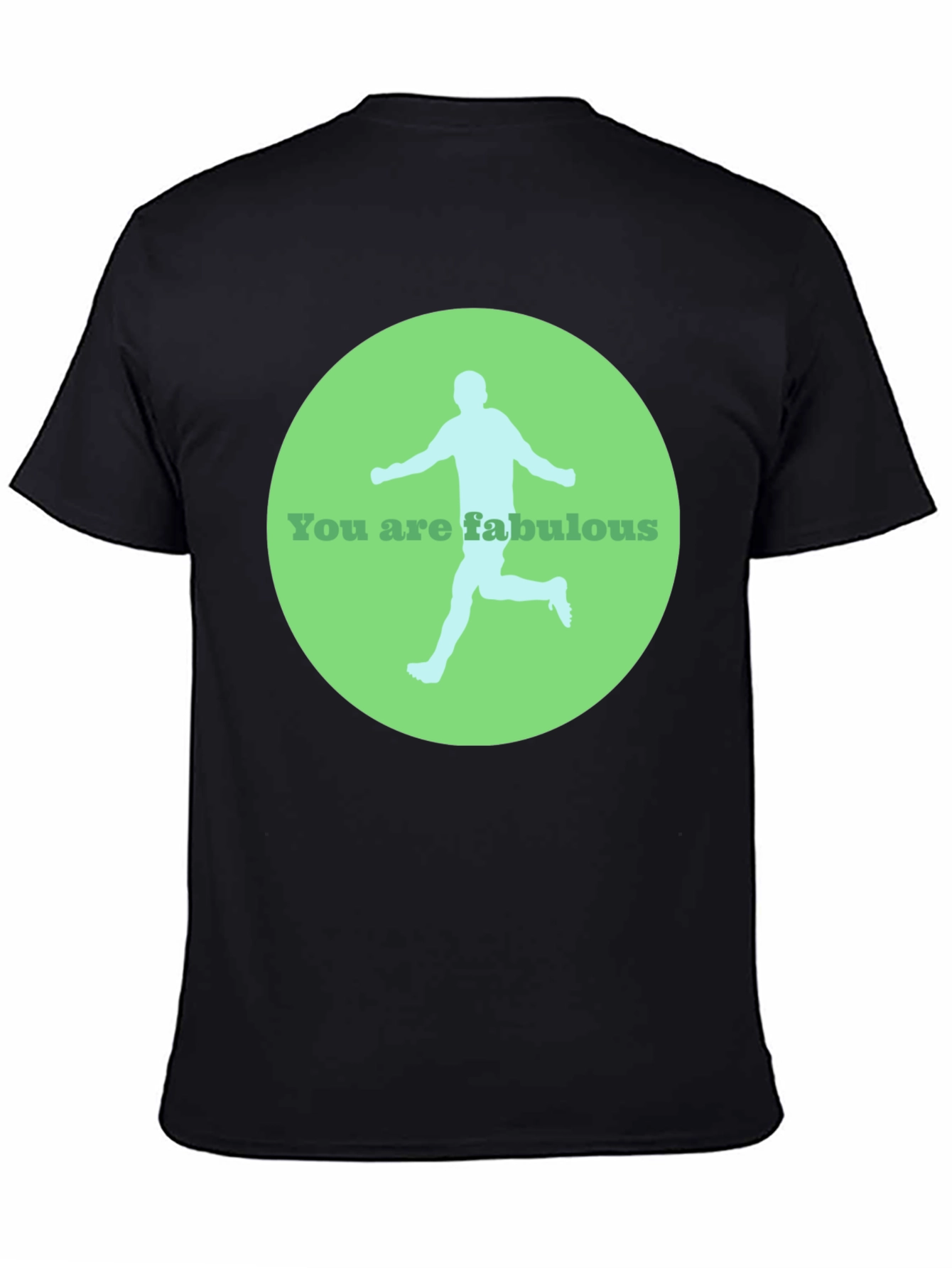 Fabulous Runner Graphic Tee - Black Casual Shirt