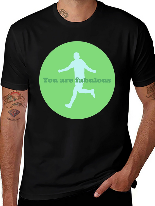 Fabulous Runner Graphic Tee - Black Casual Shirt