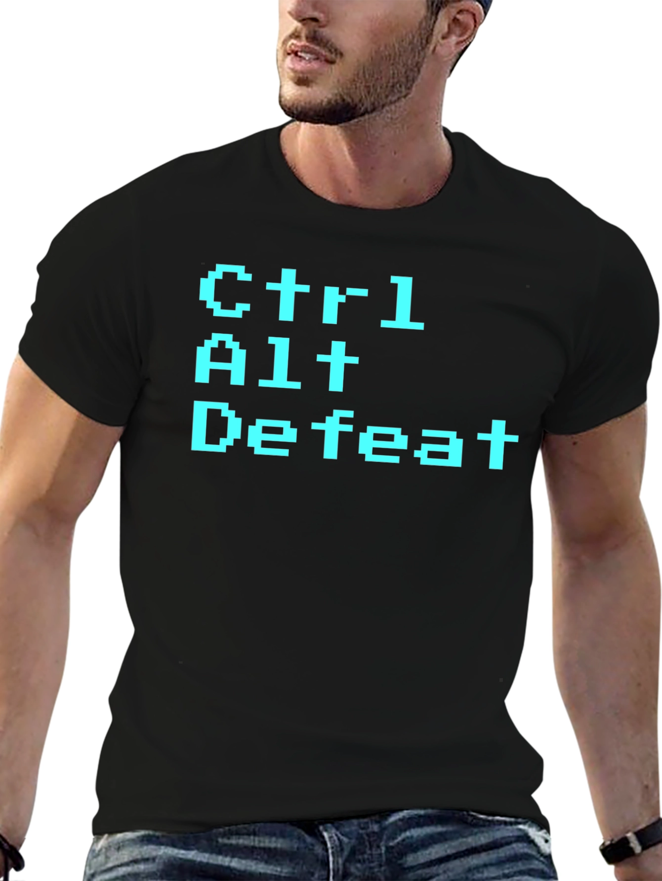 Ctrl Alt Defeat T-Shirt Funny Geek Tee