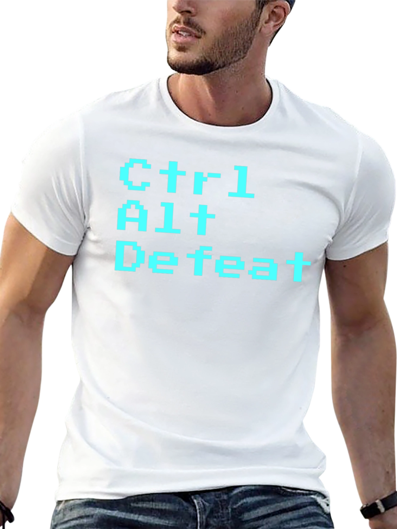 Ctrl Alt Defeat T-Shirt Funny Geek Tee
