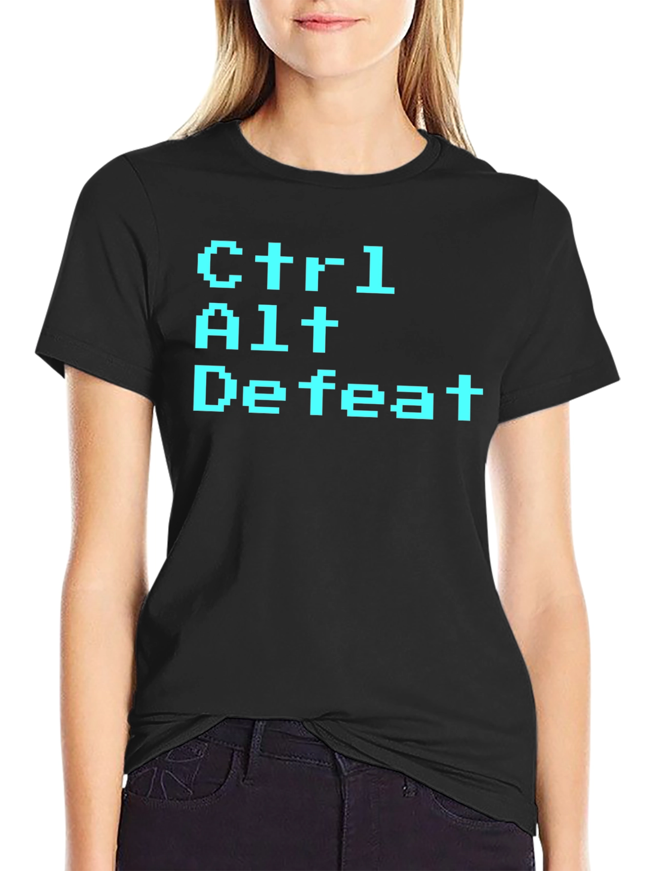 Ctrl Alt Defeat T-Shirt Funny Geek Tee