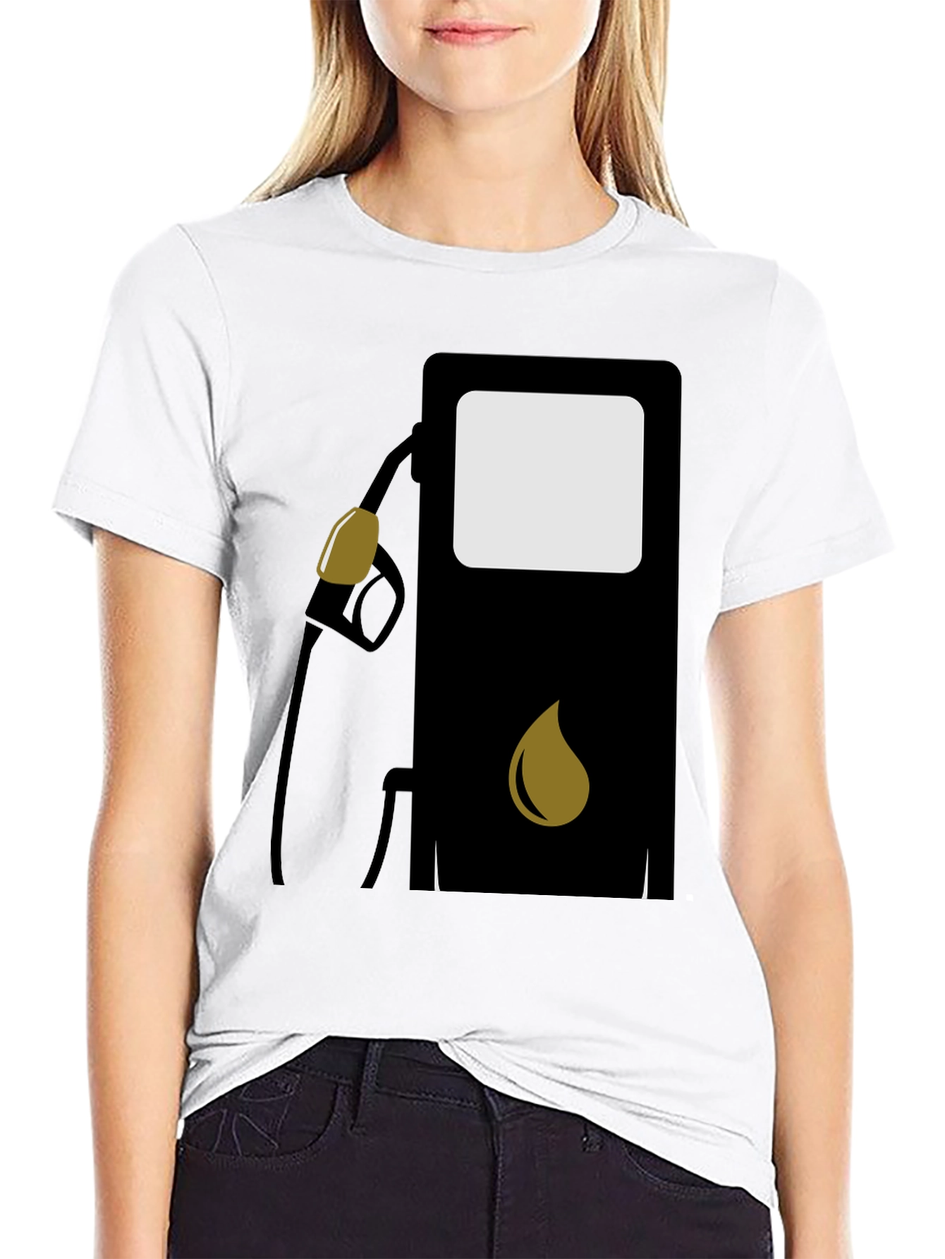 Gas Pump T-Shirt - Black Graphic Tee