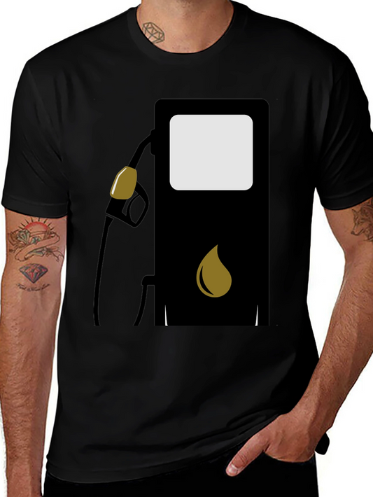 Gas Pump T-Shirt - Black Graphic Tee