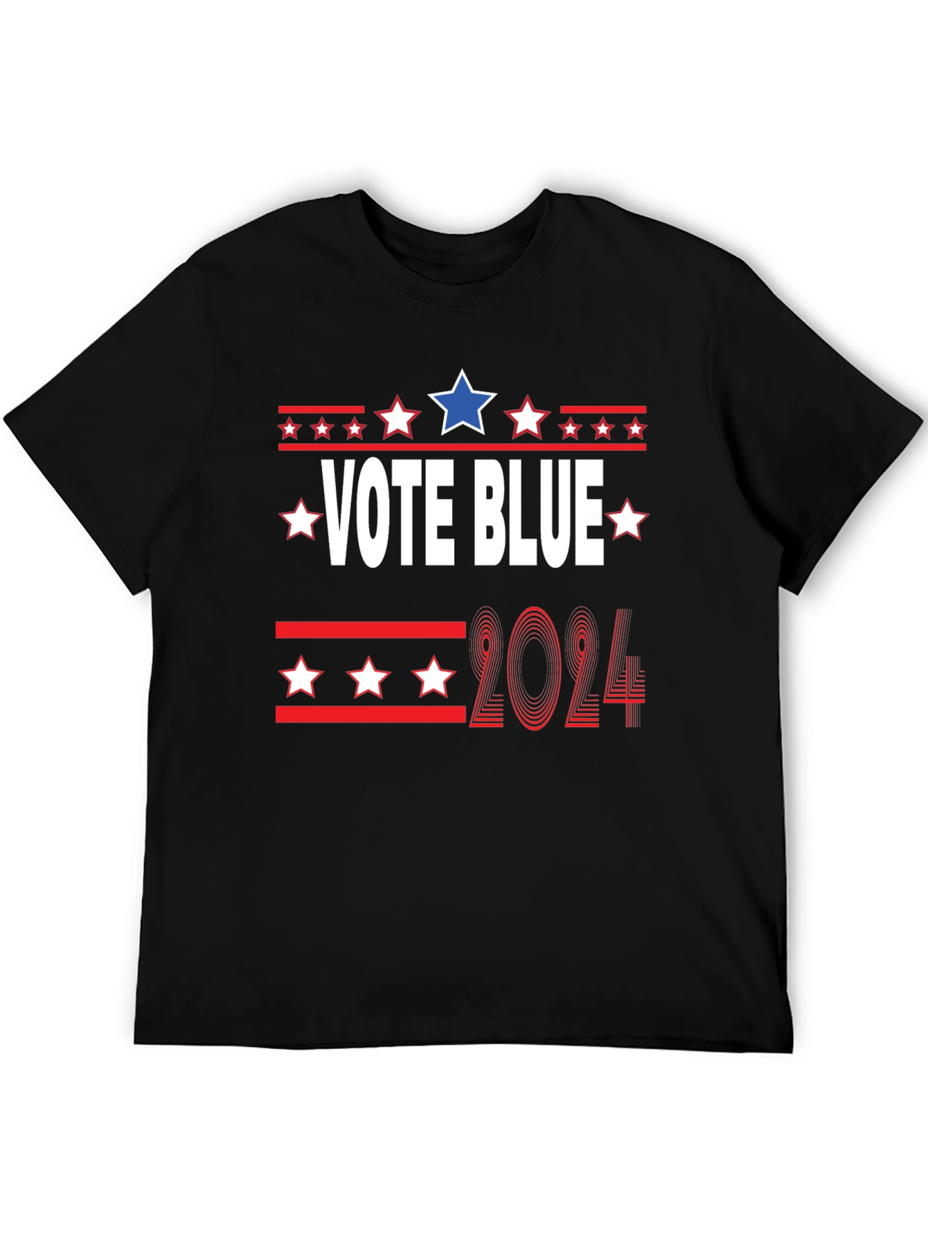 Vote Blue 2024 T-Shirt - Patriotic Election Tee
