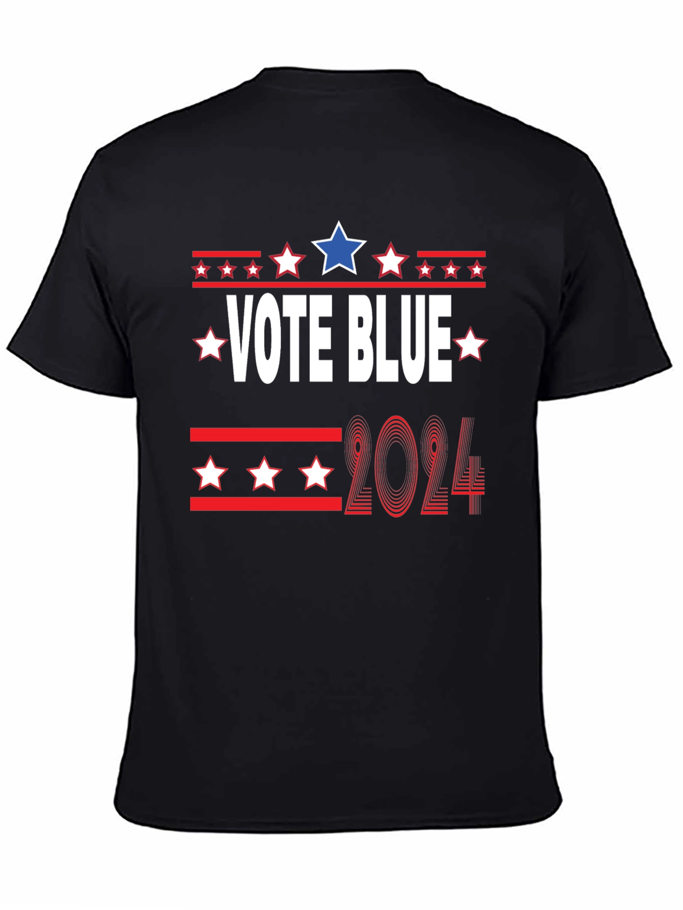 Vote Blue 2024 T-Shirt - Patriotic Election Tee