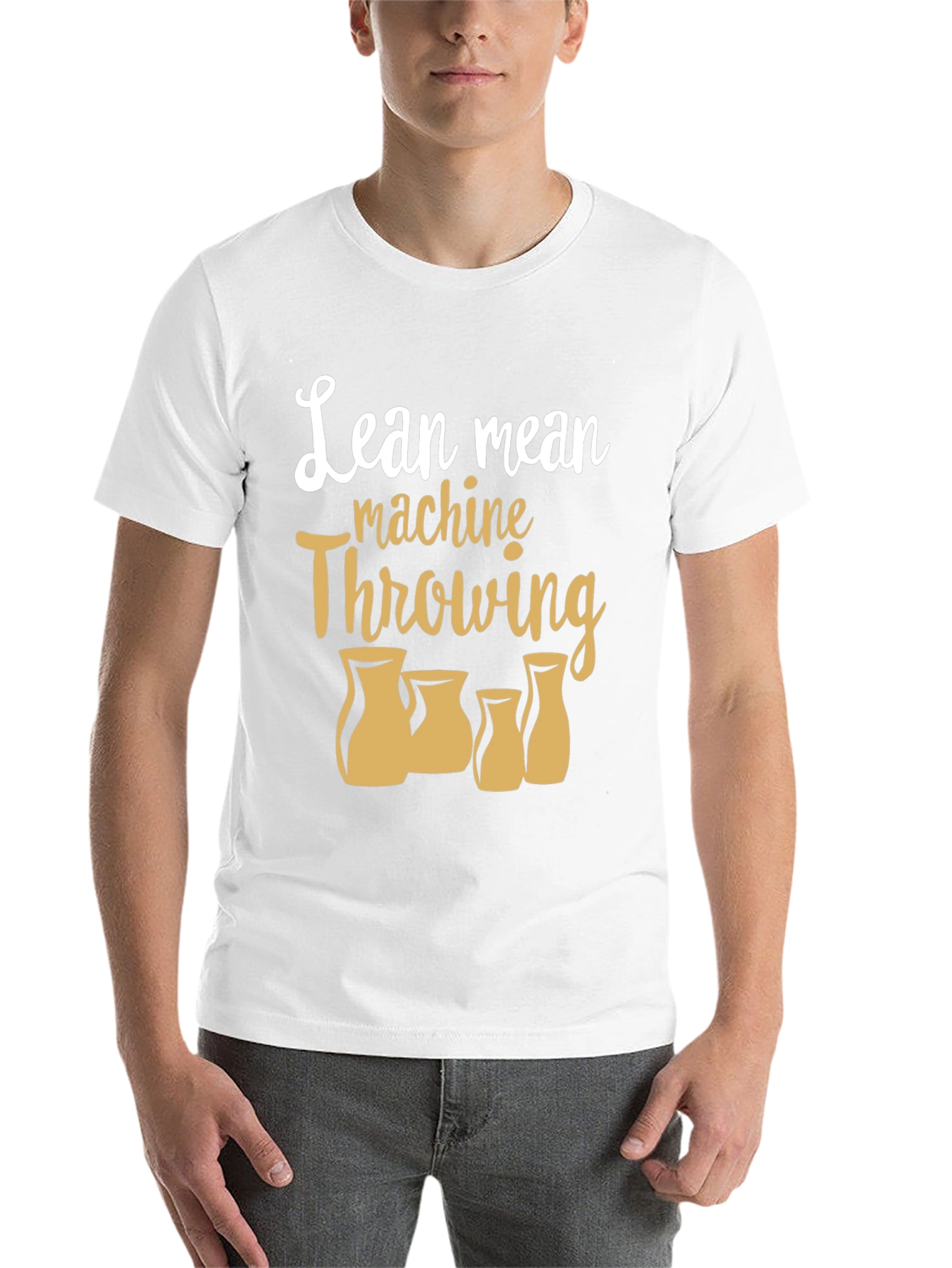 Lean Mean Machine Throwing Pottery T-Shirt
