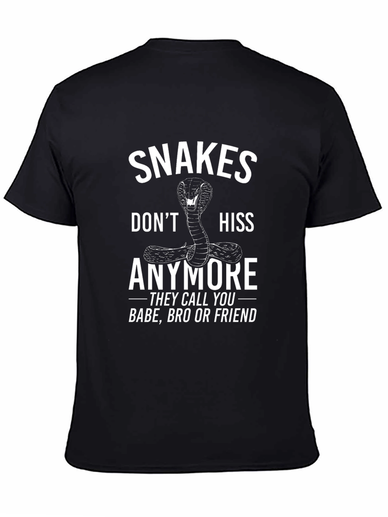 Snakes Dont Hiss Anymore Graphic Tee