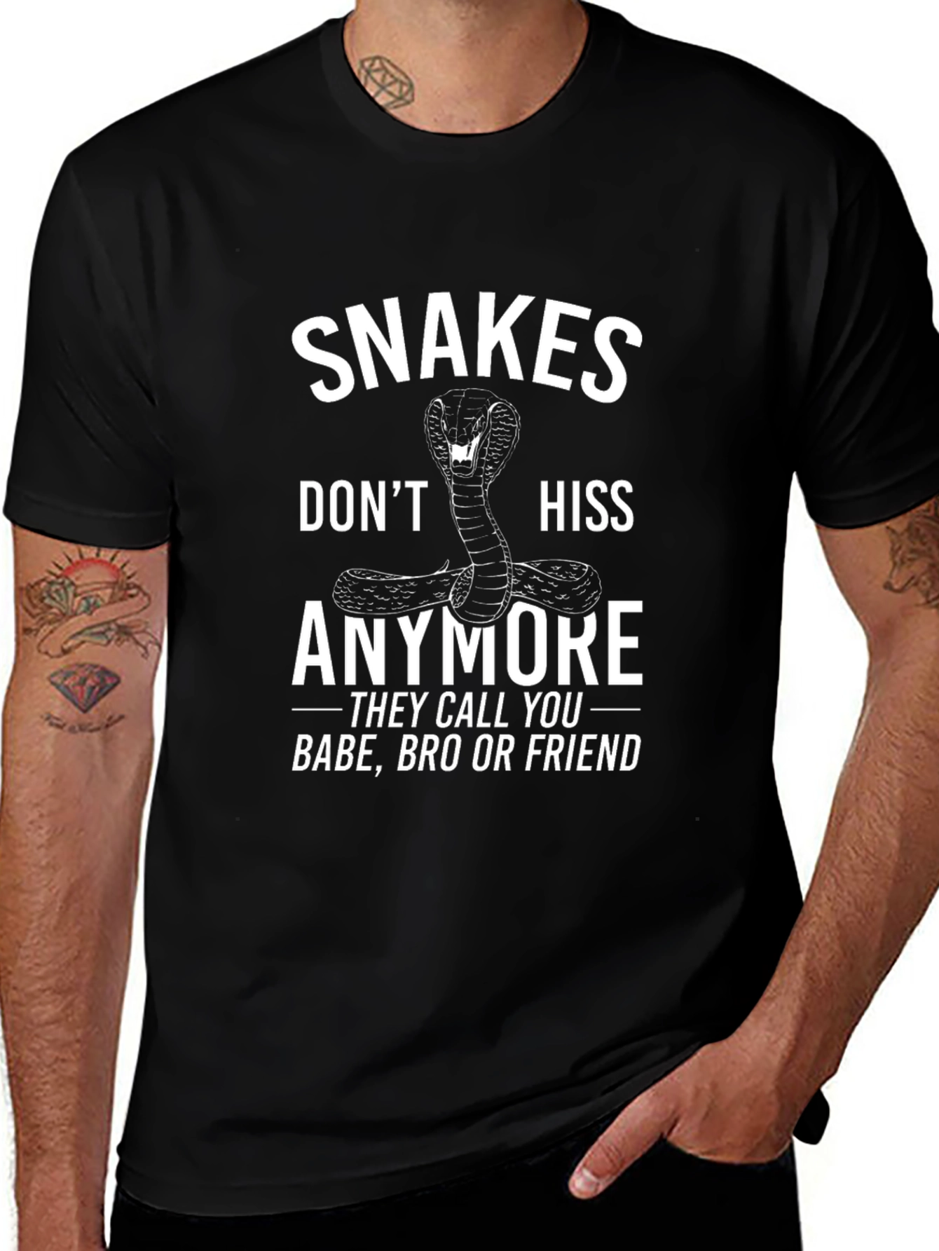 Snakes Dont Hiss Anymore Graphic Tee